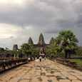 Approach to Angkor Wat