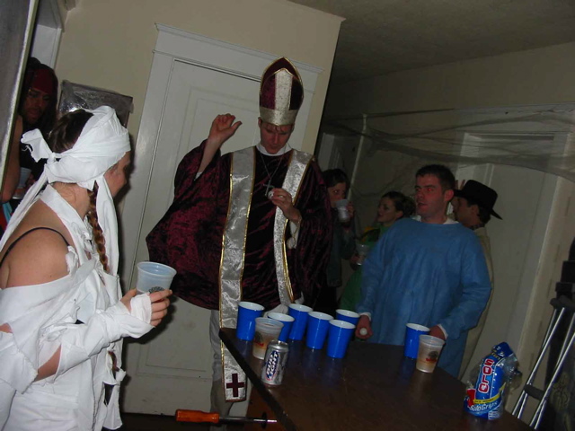 Beer Pong With His Holiness